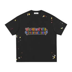 “WTGINTG” Paint Splatter T-Shirt
