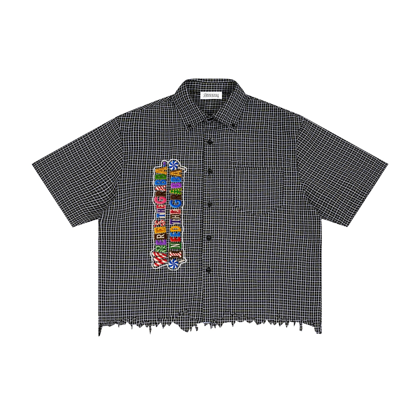 “WTGINTG” Boxy Shirt