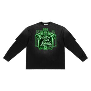 Watch Your Back (LongSleeve green)