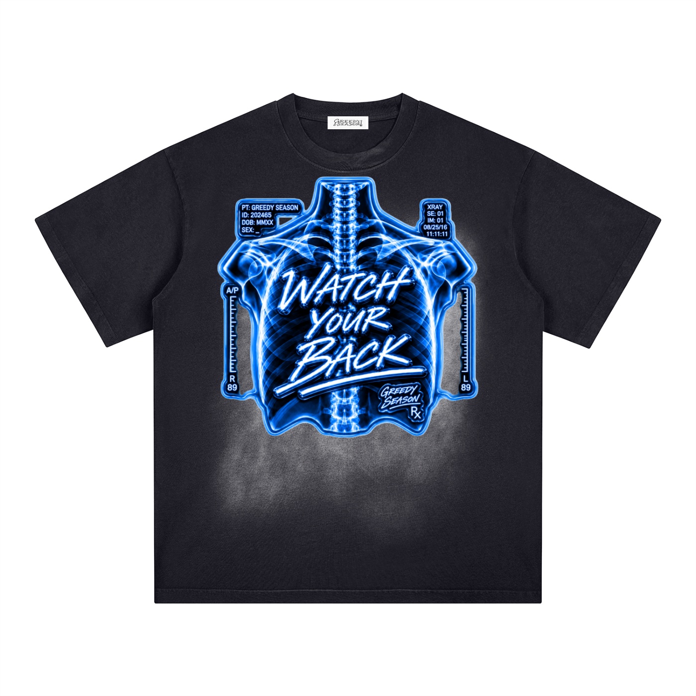 Watch you back (T-Shirt Blue)
