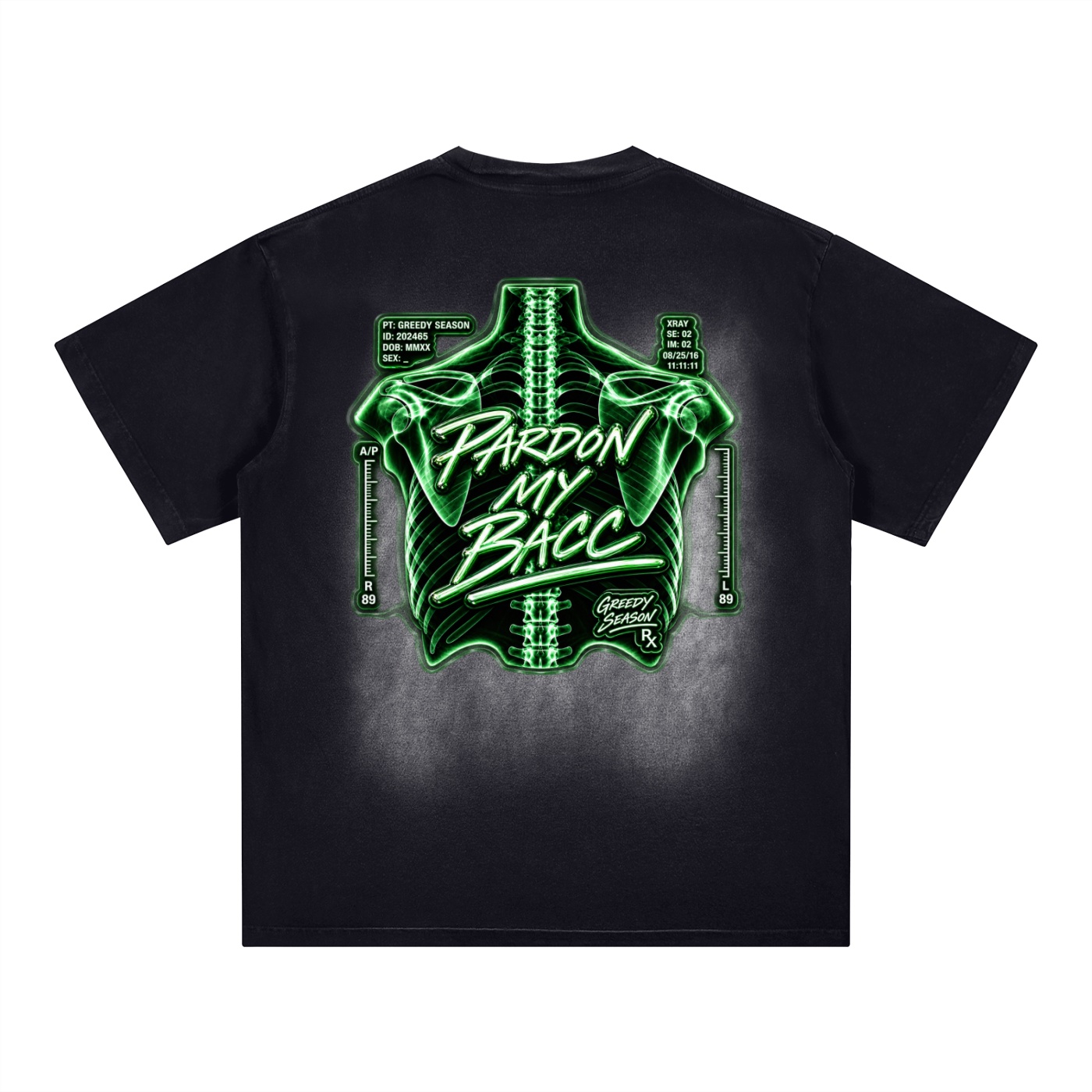 Watch your back (T-shirt Green) - Image 2