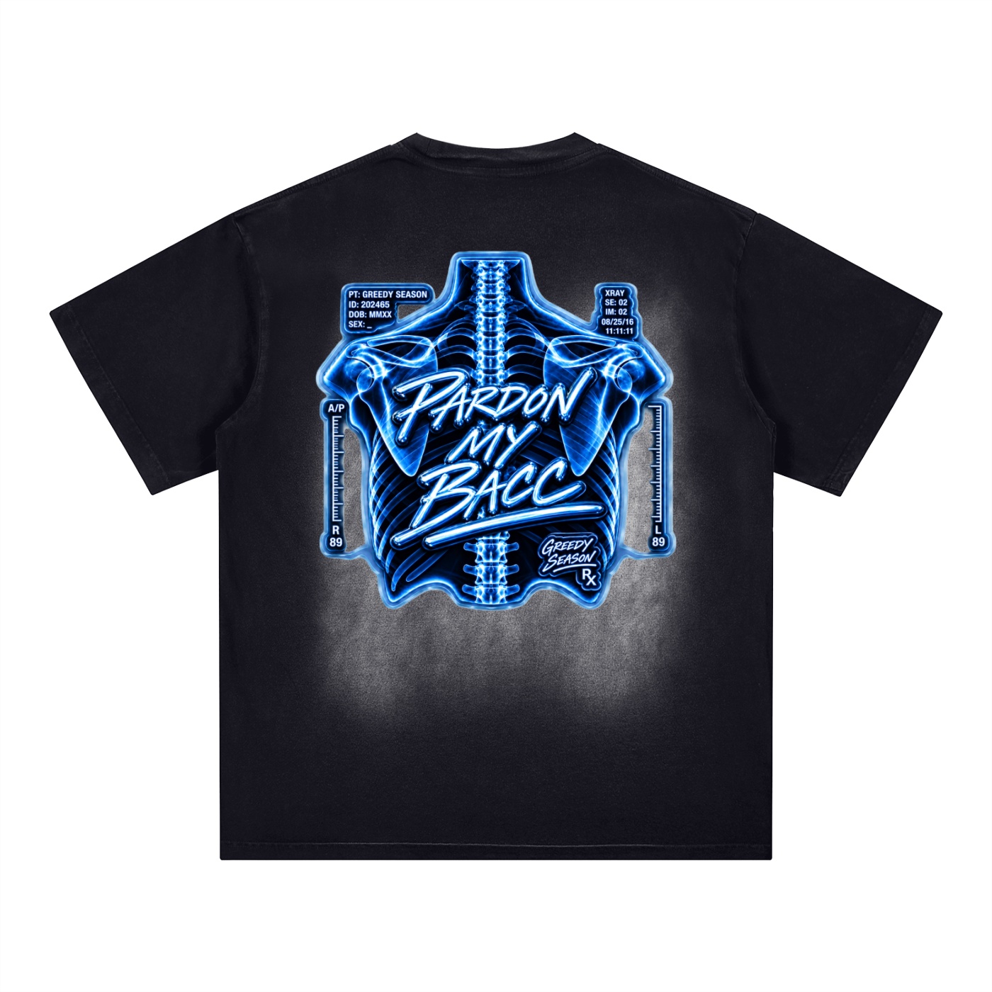 Watch you back (T-Shirt Blue) - Image 2